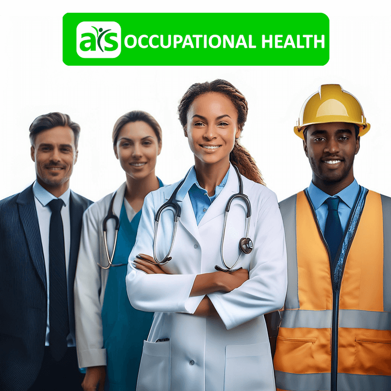 Occupational Health tests depicted by different types of workers