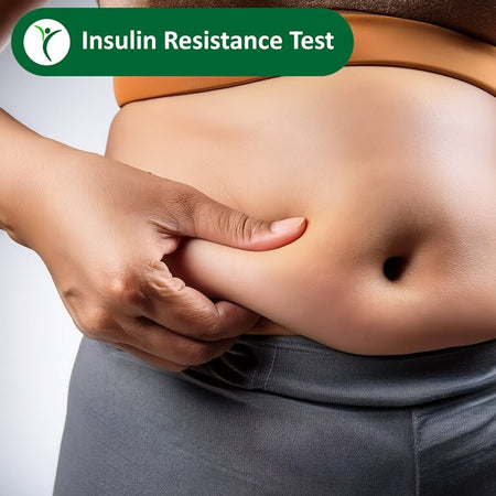 Lady pinching fat from her belly