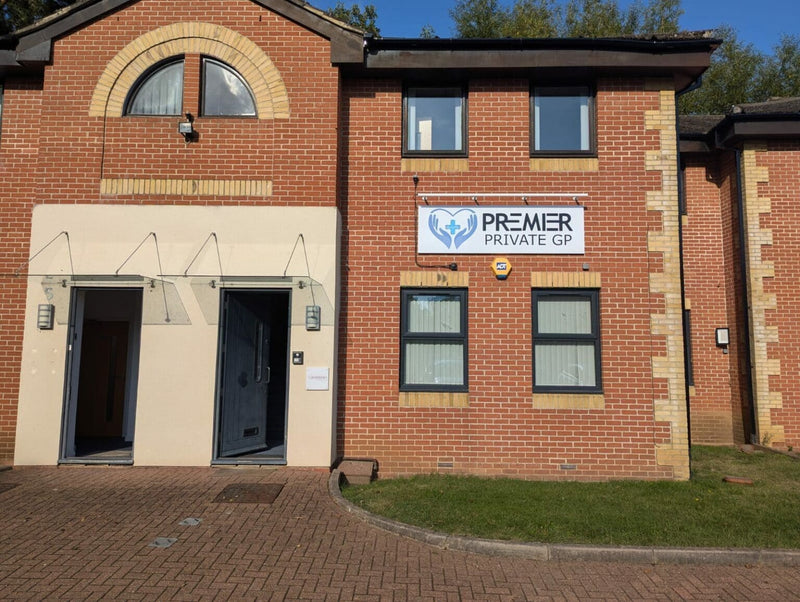 Private Health Testing clinic in Premier Private GP in Bagshot