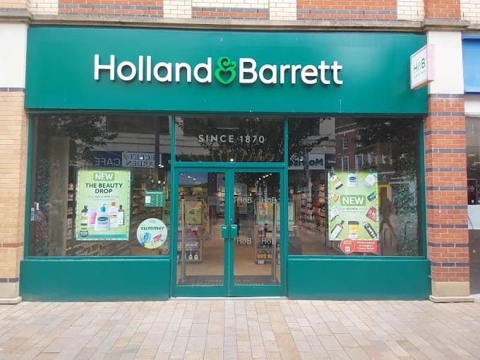 Private Health Testing in Holland & Barrett in Hull City Centre