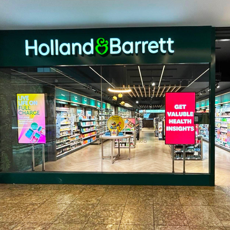 Randox health inside holland & barrett in Sheffield meadow hall shopping centre