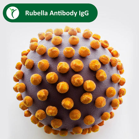 yellow virus particle